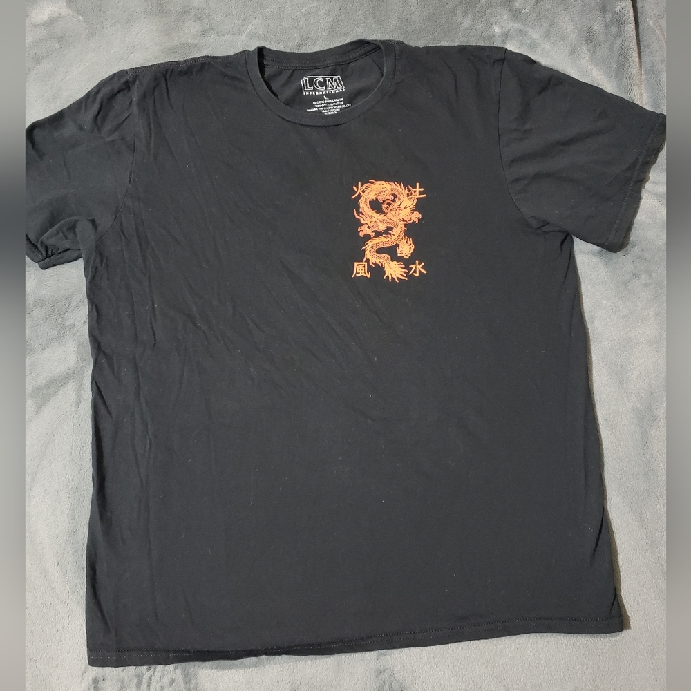 Dragon tshirt fire earth wind water size L